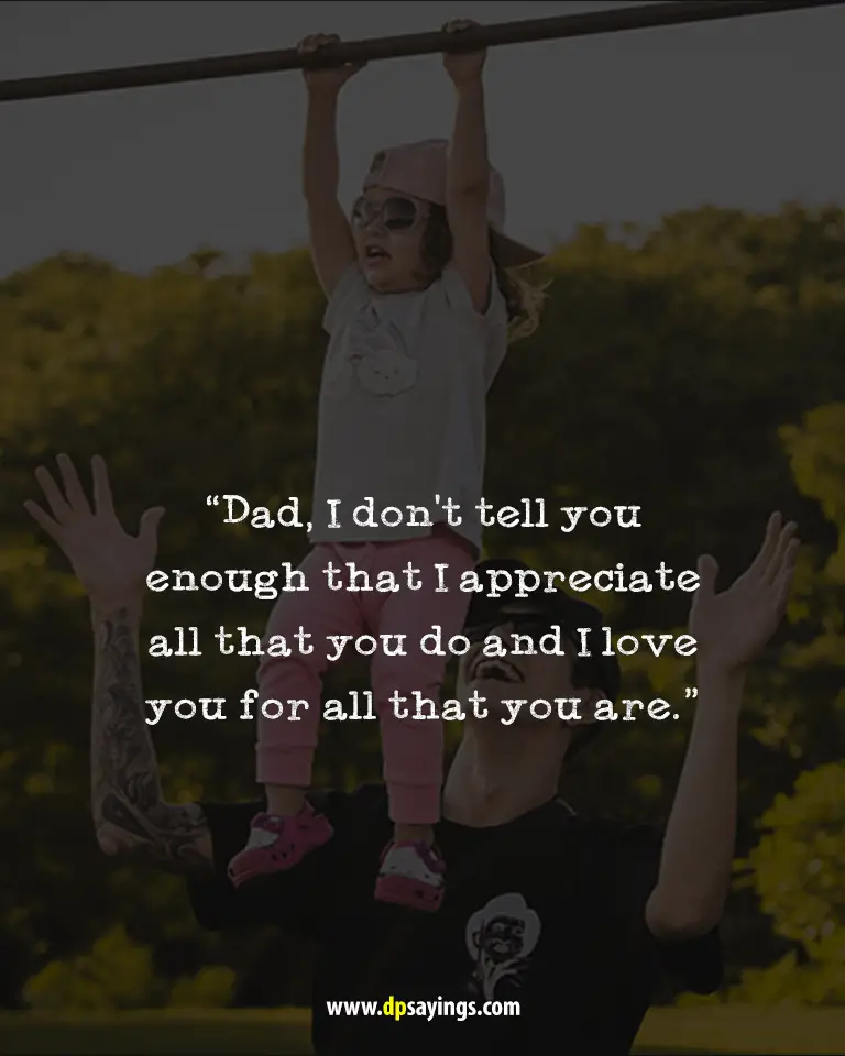 Top 60 I Love You Dad Quotes And Sayings With Images - DP ...
