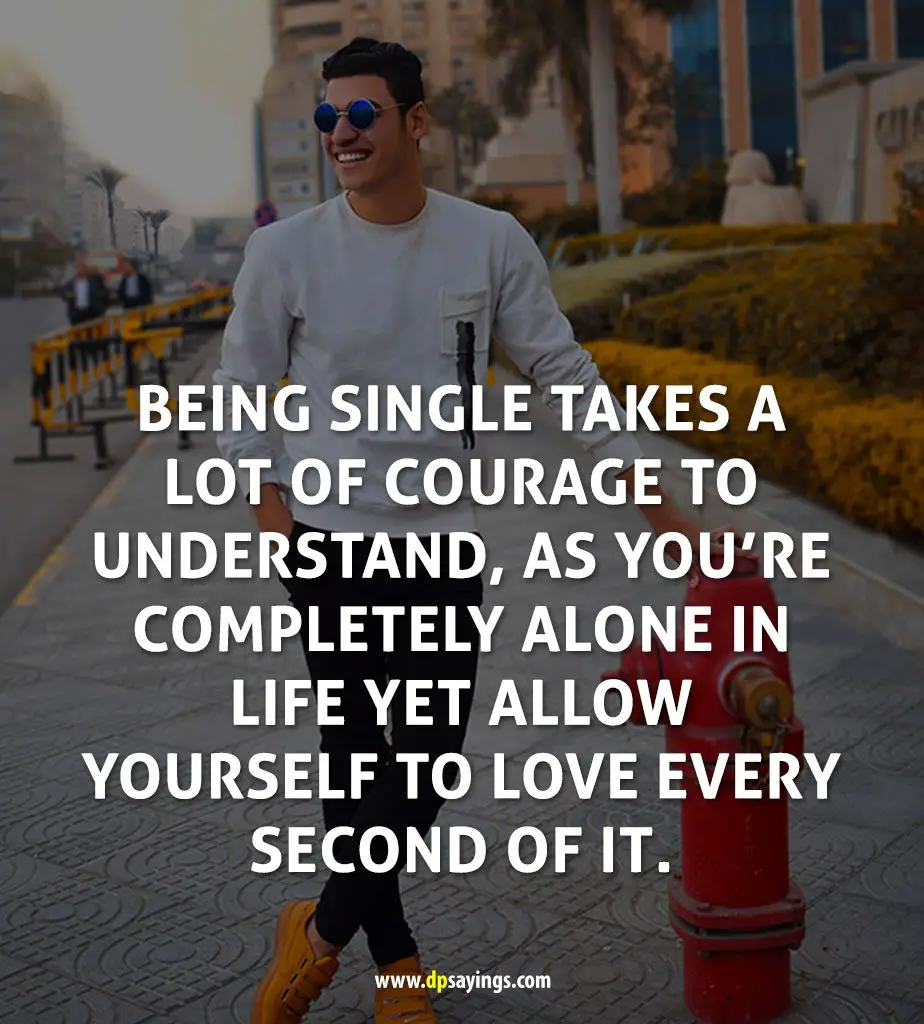 Funny being single quotes and sayings