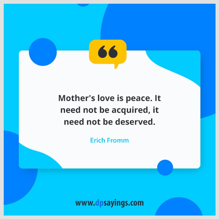 Writers quotes and sayings about mother's love