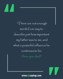 60 I Love You Dad Quotes And Sayings - Dp Sayings