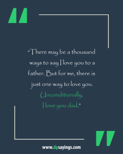 60 I Love You Dad Quotes And Sayings - DP Sayings