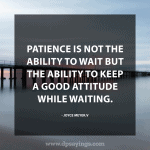 198 Patience Quotes To Stay With Grit While Waiting - DP Sayings