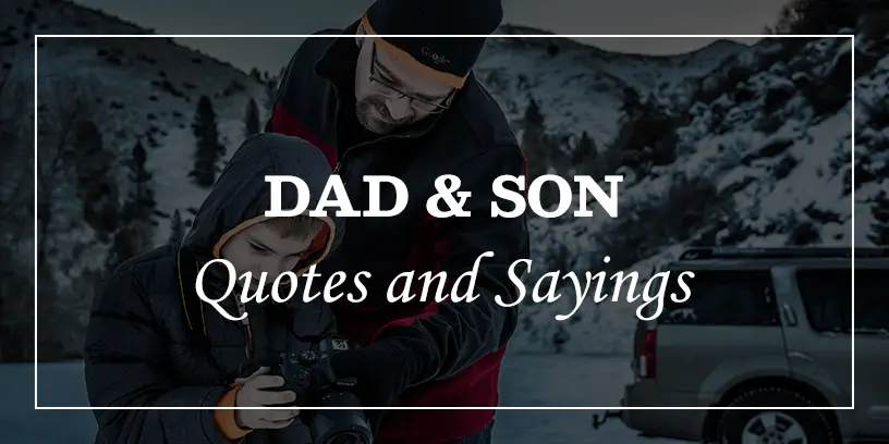 Dad and son quotes and sayings featured image