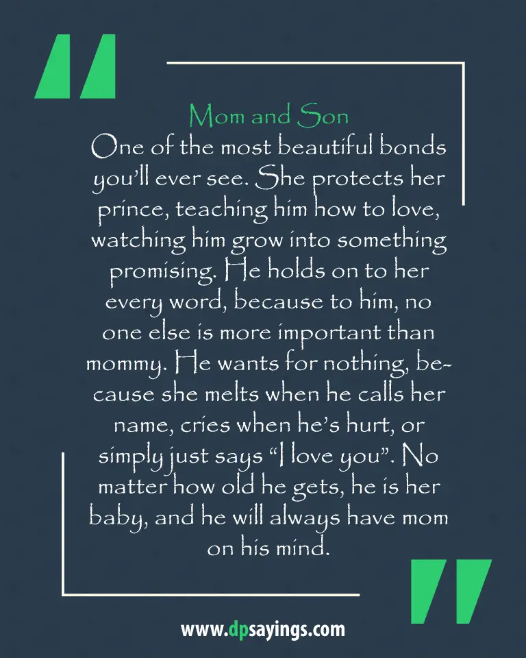 Mom and son quotes and sayings 2
