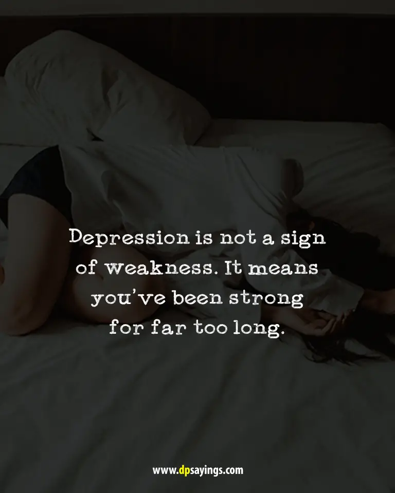 97 Deep Depression Quotes And Sayings For A Painful Heart DP Sayings