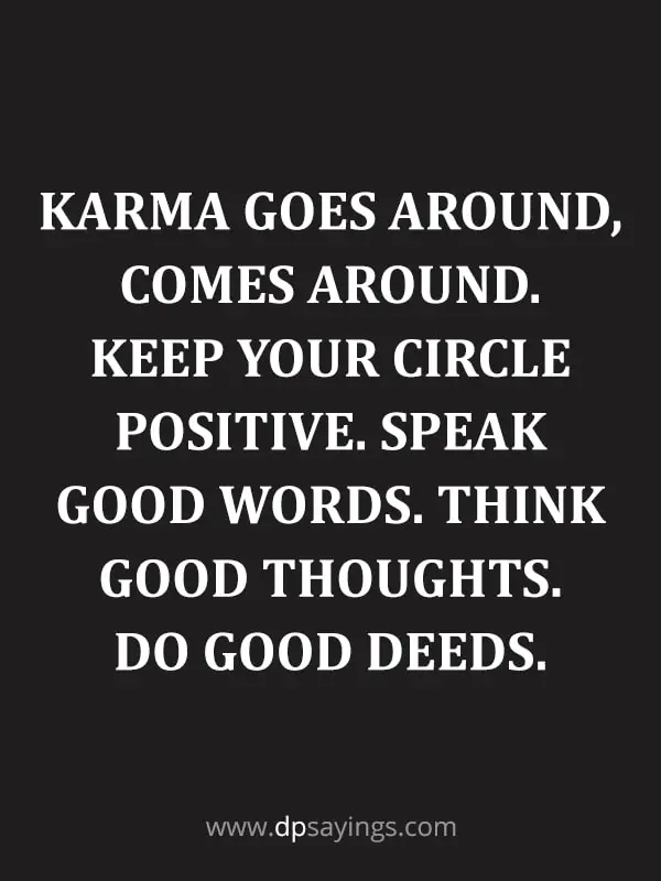 karma quotes and sayings