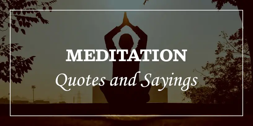 Featured Image for meditation quotes and sayings
