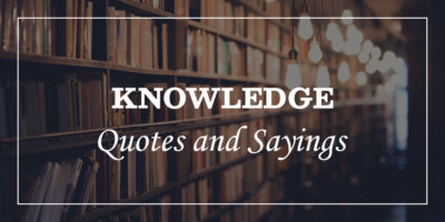 50 Inspirational Knowledge Quotes And Sayings - DP Sayings