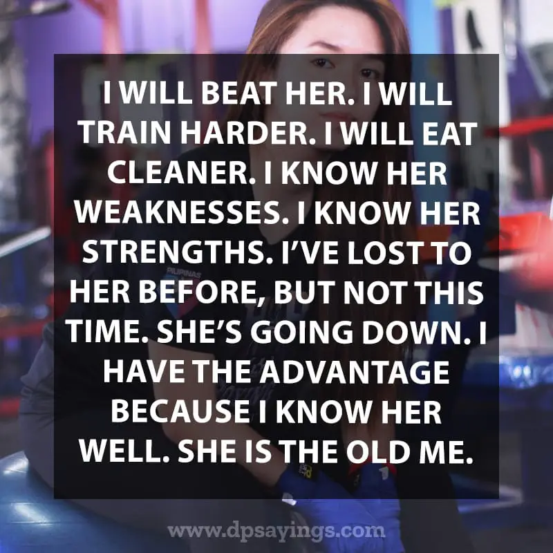 Highly inspiring quote on workout.