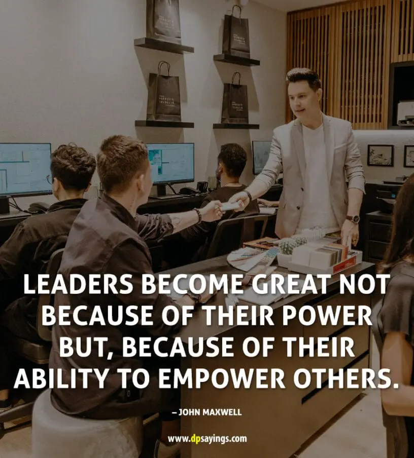 100 Inspirational Leadership Quotes And Sayings To Become Leader - DP ...