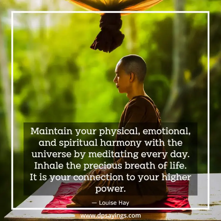 59 Meditation Quotes About Life For Better Living - DP Sayings