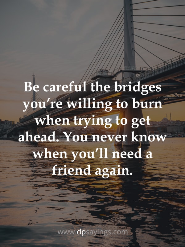 burning bridges quotes