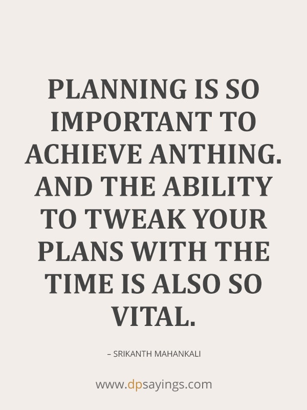 quotes about change of plans