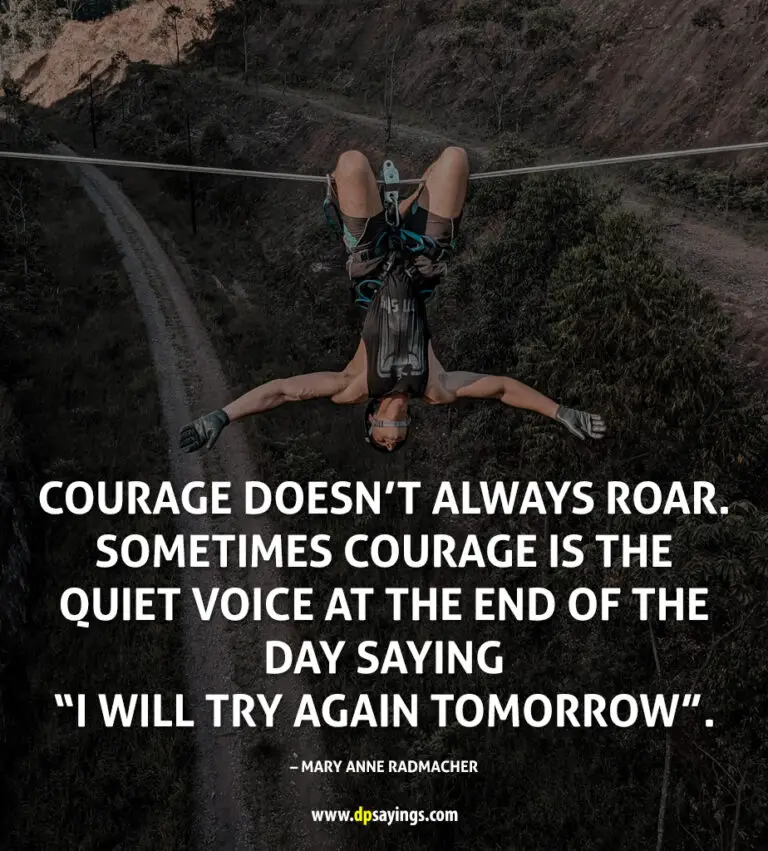 short speech about courage