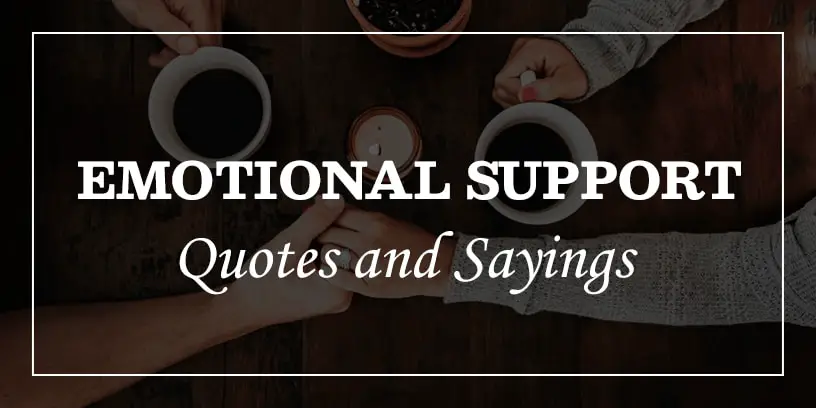 emotional support quotes