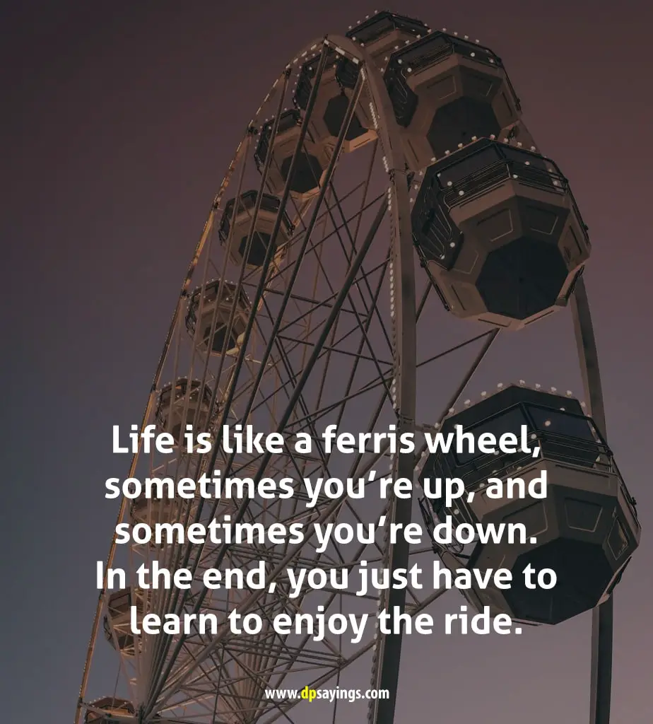 sit back and enjoy the ride quotes	