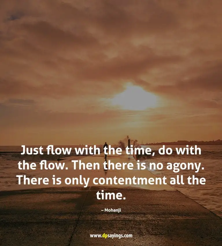 61 Go With Flow Quotes And Sayings - DP Sayings