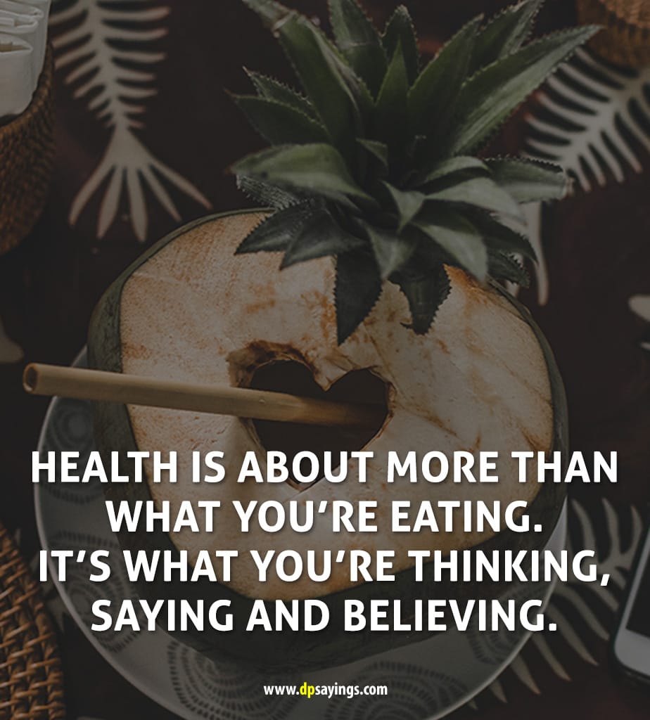 Health Quotes on create a healthy mindset