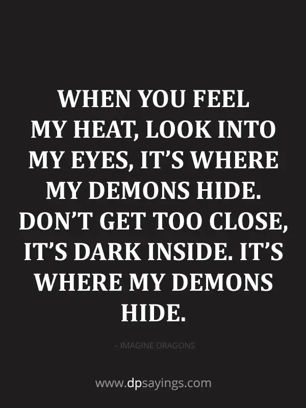 facing your inner demons quotes