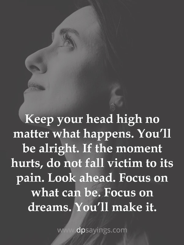 strong woman keep your head up quotes	