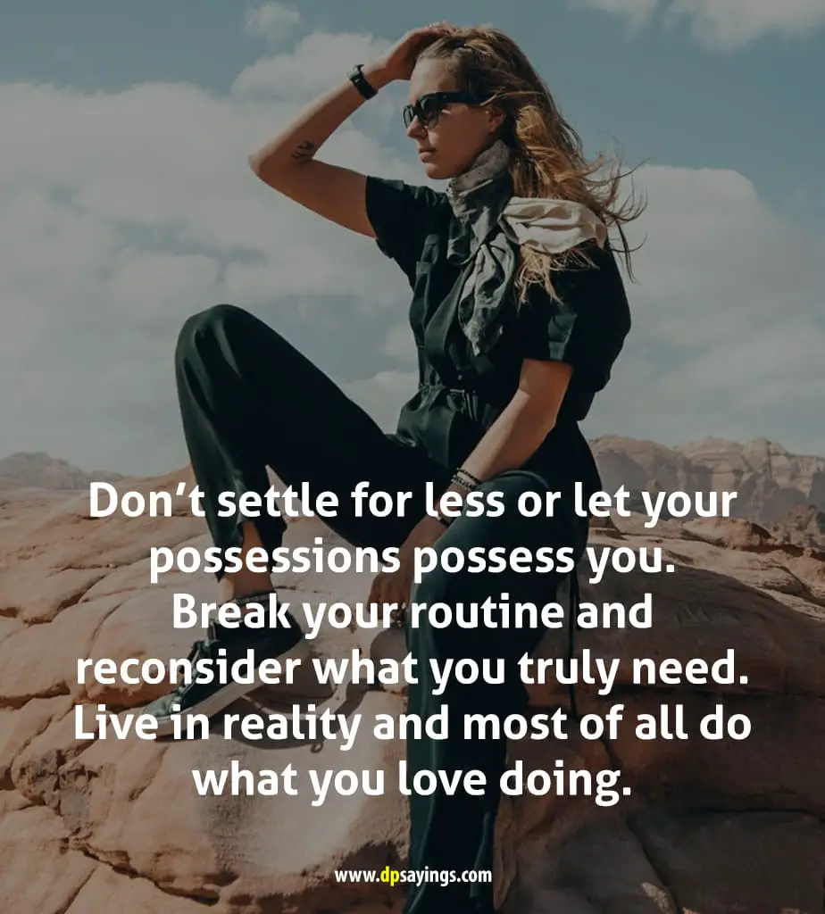 don't settle for less.