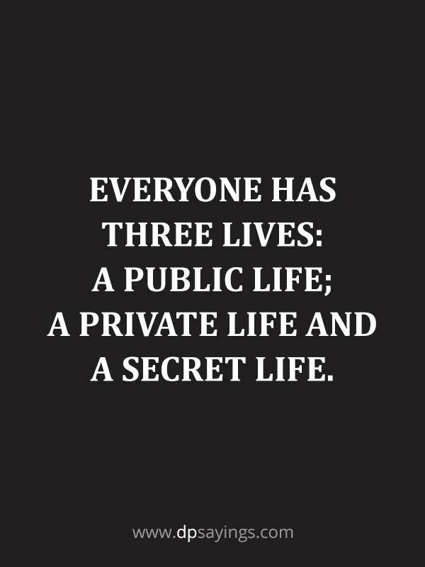 keep your life private quotes
