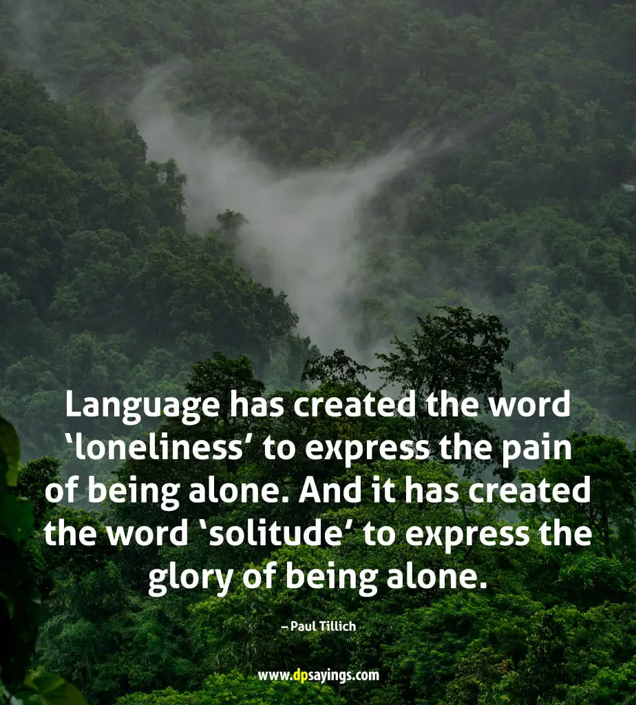 quotes about solitude 