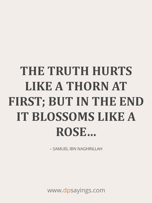 The truth hurts quotes 