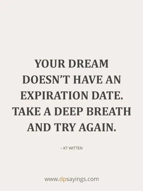 take a deep breath and try again