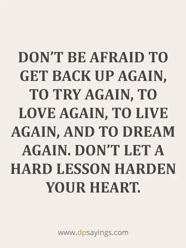 get back up and try again quotes