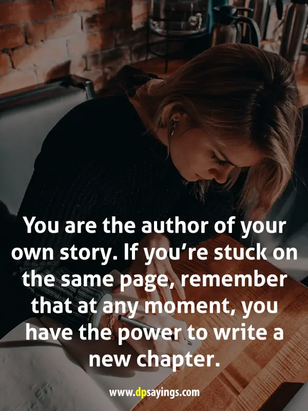 write your own life story quotes